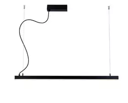 48W LED linijinis pakabinamas šviestuvas LYNNE, juodas, 3000K, 3994601