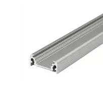 Bikuvalt LED juostos profilis SURFACE10 BC/UX, anoduotas aliuminis, 2m