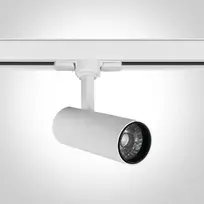 10W LED šviestuvas į bėgelius, baltas, 3000K, 65642AT/W/W