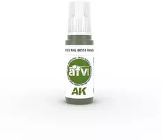 AK Interactive RAL 6011B Resedagrün akriliniai dažai AFV, 17 ml