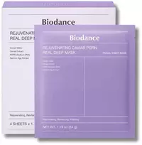 Biodance Rejuvenating Caviar Pdrn Real Deep Mask - veido kaukė 34g X 4 vnt