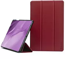 Dėklas Reach Smart Leather Lenovo Tab 10.1 TB311 tamsiai raudonas