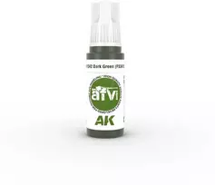 AK Interactive AFV tamsiai žalia FS34102 akriliniai dažai 17 ml