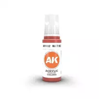 AK Interactive matiniai akriliniai dažai Matt Raudona 17 ml (AK11092)