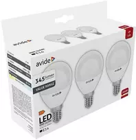 Avide LED lemputė 4W E14 3000K 3vnt