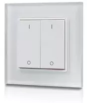 Bikuvalt 2 zonų LED juostų imtuvų Easy RF paviršinio montavimo sieninis reguliavimo pultas LUXSONN LUX-2801K2