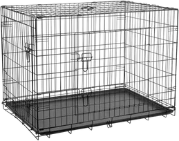 Metalowa Metalinis šunų narvas, žaidimų aptvaras, dydis XXXL 122x76x83 cm, REBEL ANIMALS