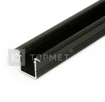Bikuvalt 3m LED juostos profilis SMART-IN10 A/Z, juodai anoduotas