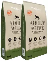 Sausas Maistas šunims, Adult Active vištiena & žuvis, (2 x 15 kg)