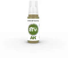 AK Interactive IDF Sand Pilkas akriliniai dažai karinei technikai 17ml