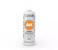 AK Interactive pilkas akrilinis gruntas 3rd Gen, 100 ml