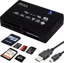 Czytnik Skaitytuvas „Micro SD USB USB-C SDHC CF“ atminties kortelių skaitytuvas SM-E378