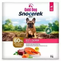 NutraGold GDD Gold Dog Snocerek jautiena ir lašiša – sausas Maistas šunims – 5kg