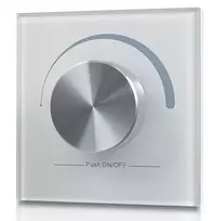 Bikuvalt 1 zonos LED juostų imtuvų Easy RF įleidžiamas sieninis reguliavimo pultas LUXSONN LUX-2805R