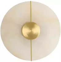 6W LED sieninis šviestuvas LUSSO, baltas/aukso sp., 3000K, 4295300