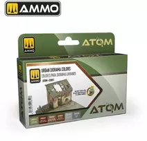 AMMO by MIG Jimenez AMMO MIG ATOM akriliniai dažai dioramoms „Urban Diorama“ rinkinys