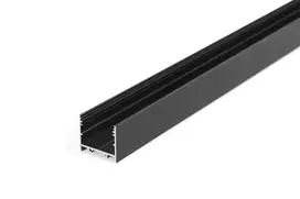 Bikuvalt LED juostos profilis VARIO30-02 ACDE-9/TY, juodas, 2m