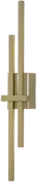 2x6W LED sieninis šviestuvas SHADOW, aukso sp., 2700-3000K, A3796170O