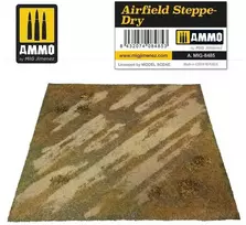 AMMO by MIG Jimenez AMMO MIG AIRFIELD STEPPE-DRY kilimėlis aerodromų dioramoms 1:35–1:48