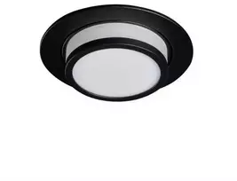 Įleidžiamasis šviestuvas KANLUX AGEO, 1 x GX5.3/GU10, max 10 W, juodos sp., Ø10,7 cm