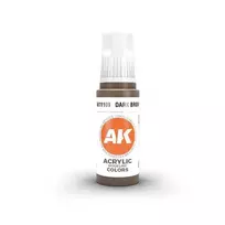 AK Interactive Dark Brown 3rd Gen akriliniai dažai 17 ml