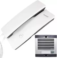 Zestaw Rinkinys Domofono komplektas, garsiakalbis, ragelis, skambutis, vartai, spyna