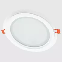 Įmontuojamas apvalus LED šviestuvas su stiklu "VESTA" 18W