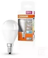 LED lemputė OSRAM, E14, P60, burbuliuko formos, 7W, 4000K, 806 lm, non-dim, matinė