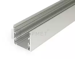 3m LED juostos profilio PHIL53, anoduotas