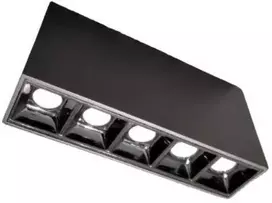 Lubinis šviestuvas Bikuvalt 16W LED paviršinis šviestuvas ADEN, juodas, 3000K, 4287400