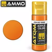 AMMO by MIG Jimenez AMMO MIG ATOM oranžiniai akriliniai dažai modeliui, 20 ml