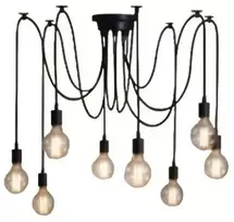 Pakabinamas šviestuvas Bona electrica Lempa LuxPro 133 LED, balta spalva