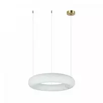 25W LED pakabinamas šviestuvas, žalvario/baltos sp., 3000K, dimeriuojamas, 34cm, 2542