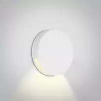 Bikuvalt 2W LED įleidžiamas sieninis lauko šviestuvas, baltas, 3000K, 68074/W/W