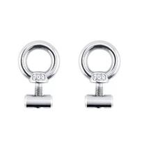 2 vnt. Markizės bėgelių stabdikliai Stabdikliai Kemperiui Karavanui Sidabrinis Nerūdijantis Plienas M4 X 12mm X 6mm Skersmens Kemperio Dalys