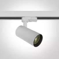 12W LED šviestuvas į bėgelius, baltas, 3000K, 65524T/W/W