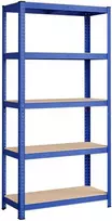 Songmics Lentynų sistema 90x40x180 cm Mėlynas plienas