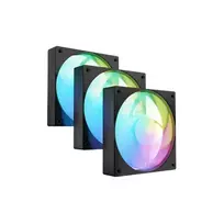 Fury SAI S12 ARGB PWM juoda - komplektas 3 wentylatorów