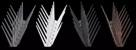 Balandžių atbaidymo smeigės polikarbonatinės 10 cm (33 cm x 150 vnt)