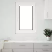 Požeminio lango RISOR 60 x 80 cm PVC ir stiklas Antracito