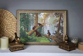 Beldizart Siuvinėjimo rinkinys "Rytas pušyne" 43.7 x 29.3 cm S/KR007
