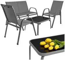 Zestaw Balcony furniture set - pilka Gardlov