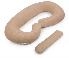 FLUMI nėščiosios ir maitinimo pagalvė TYPE C TEDDY, Dark rusvai gelsvas