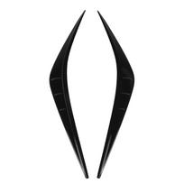 2PCS Headlight Eyebrows Left Right Front Headlamp Eyelid Molding Trim Eyebrow Strip for Yaris Cross XP210 2023 to 2024