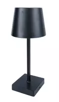 Stalinis LED šviestuvas (Juodas, pakraunamas, 26 cm)