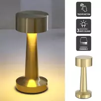 Stalinis LED šviestuvas (Aukso, pakraunamas, 21 cm)