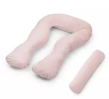 FLUMI nėščiosios ir maitinimo pagalvė TYPE U, Rožinė