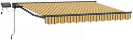 Rankinis markizės rėmas su LED 3,5 x 2,5 m