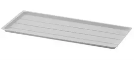 Indų džiovyklės padėklas Rejs, 74 cm x 25 cm x 1.2 cm, plastikas, balta sp.