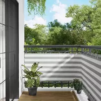 Balkono uždanga 75 x 300 cm PU dengtas oksfordas alu